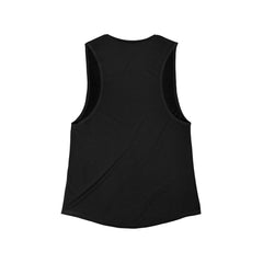 Women's Flowy Scoop Muscle Tank Black