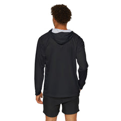 Minimal Men's Sports Warmup Hoodie Black (AOP)