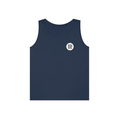 Black  / Navy Unisex Heavy Cotton Tank Top