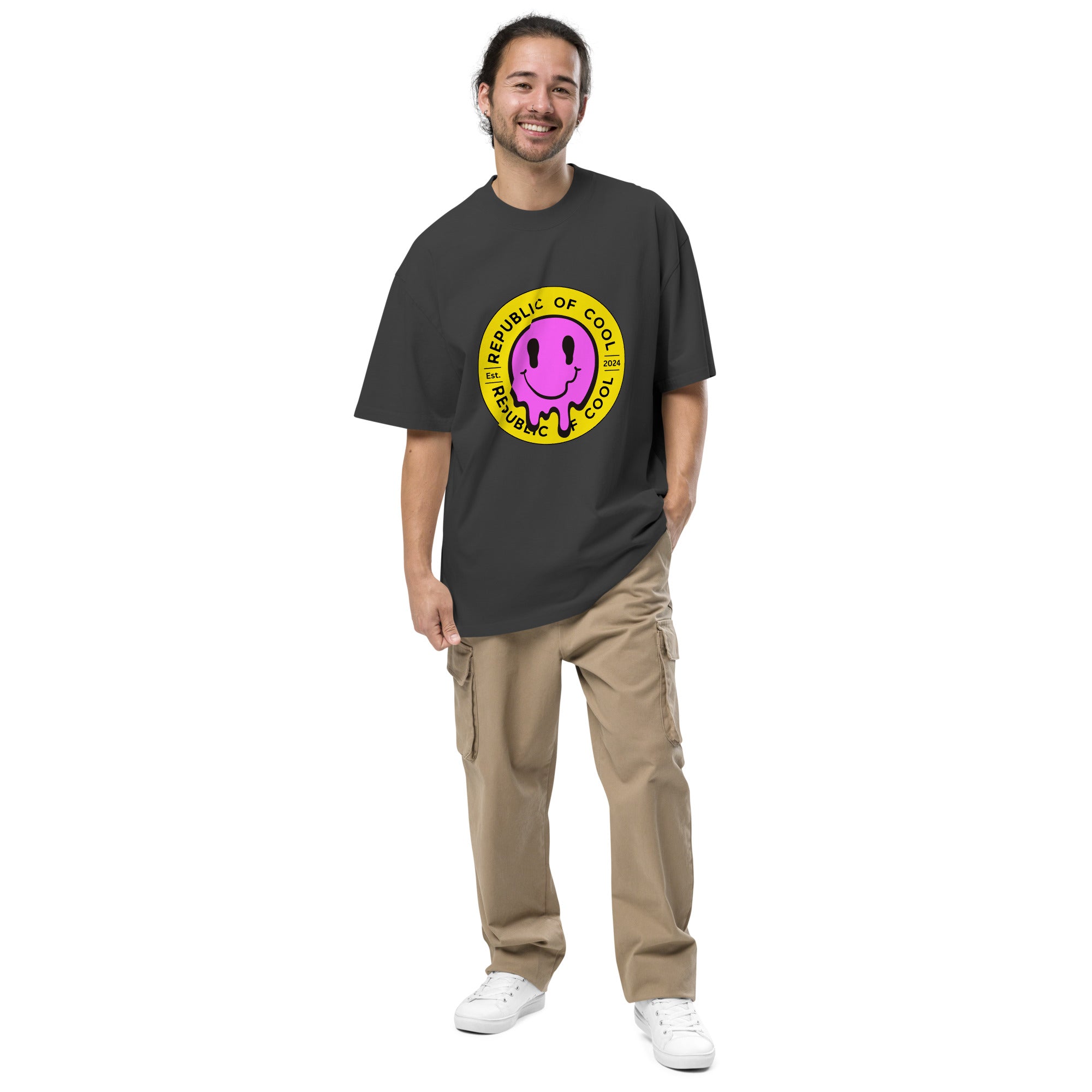 Oversized Faded T-Shirt - Melted Away