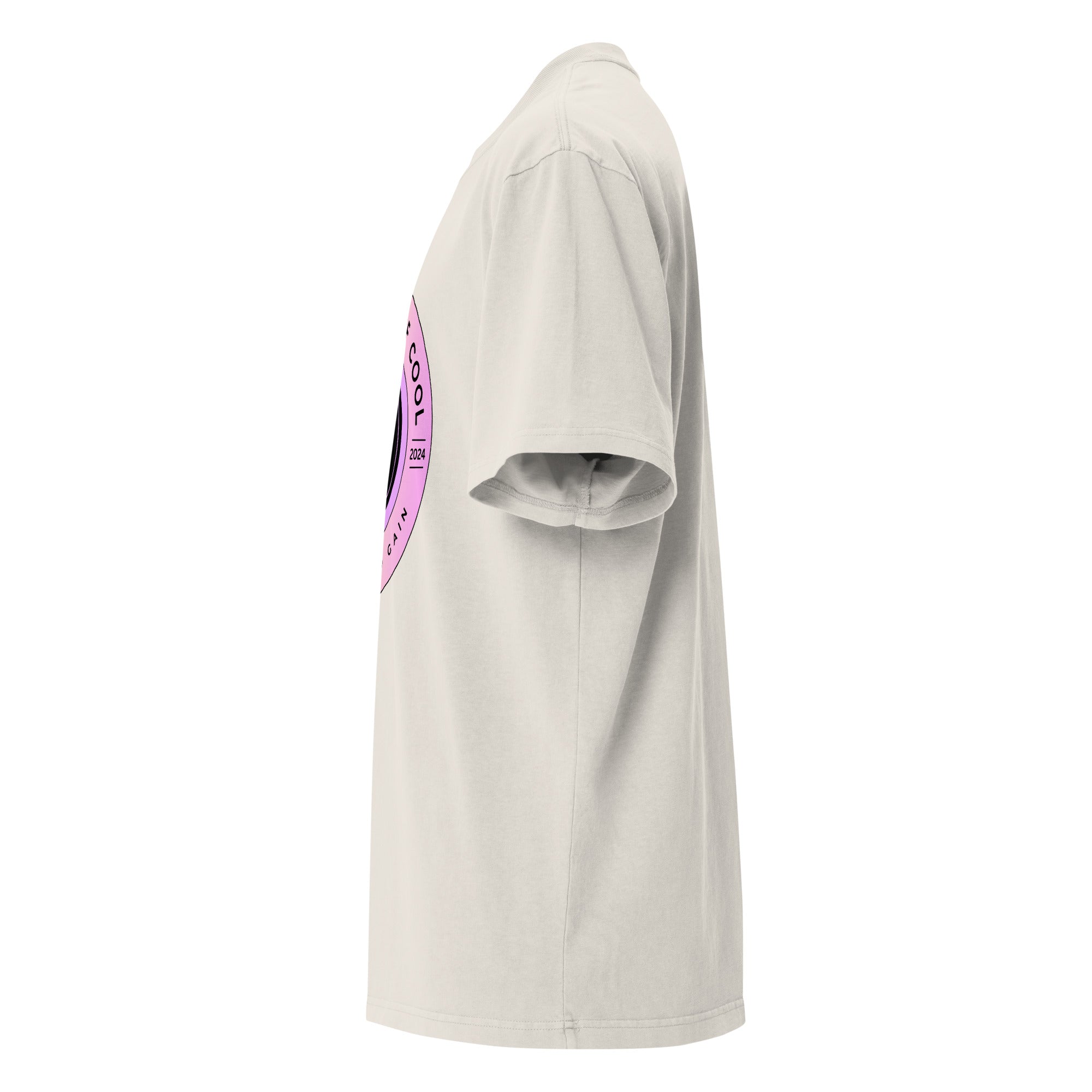 Oversized faded t-shirt - No pain No Gain