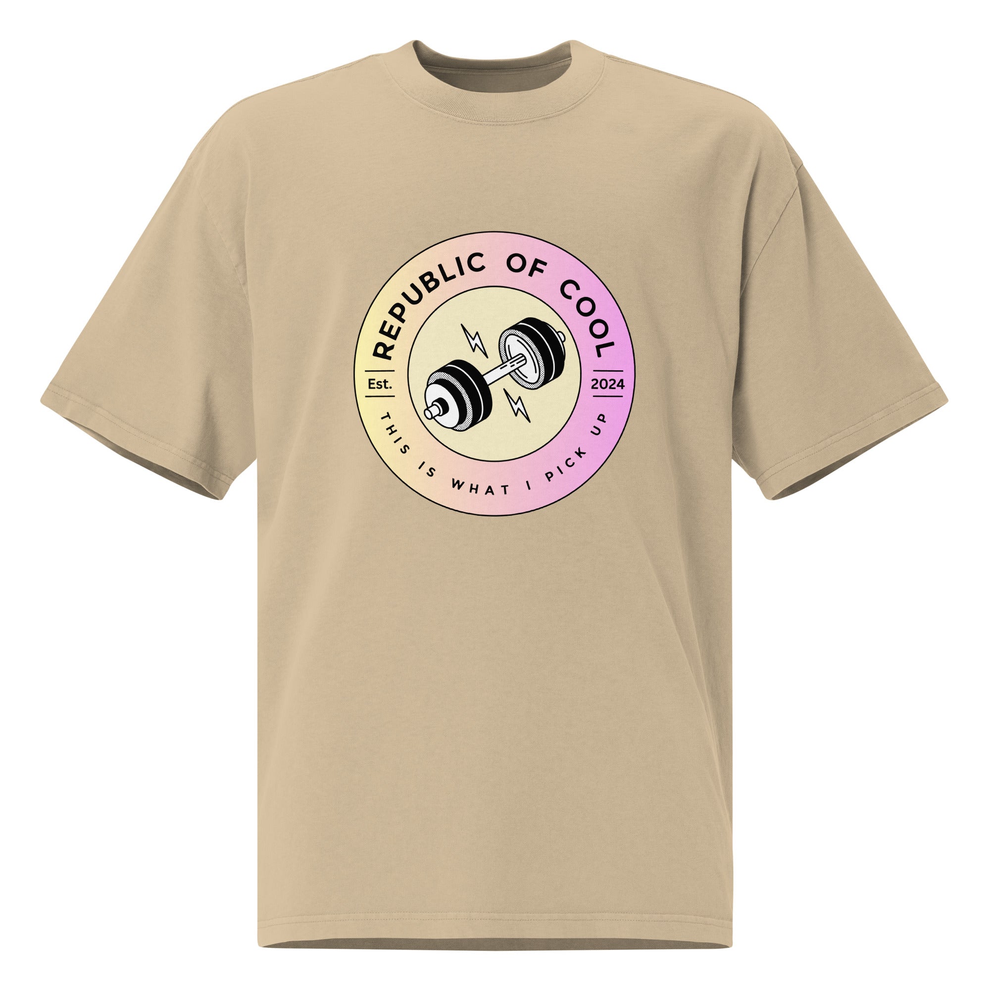 Oversized Faded ROC T-Shirt - Pick Up